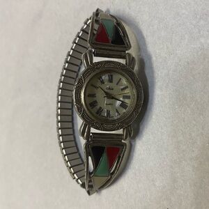 Vintage Collezio Women’s Quartz Watch Multi Color Enamel Band Japan